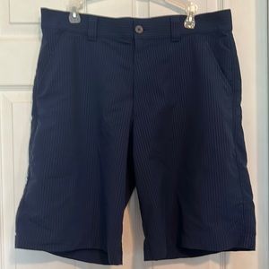Navy pinstriped Oakley shorts size 34